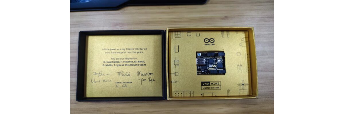 Arduino UNO Mini Limited Edition Open Box - Arduino UNO Mini Limited Edition Open Box