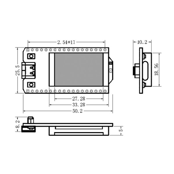 Heltec.WiFi LoRa 32 V3 - 868MHz ESP32 Entwicklungsboard 0,96" OLED Display WIFI Bluetooth