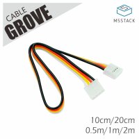 M5Stack Buckled Grove Cable 10cm 5pcs for M5Core Development