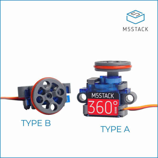 M5Stack Servo Kit 360° Fixed Bracket for Arduino UIFlow