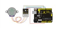 Keyestudio 5V Stepper Motor with Driver Module Compatible with Arduino