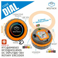 M5Stack Dial - ESP32-S3 Smart Rotary Knob with 1.28inch Round Touch Screen