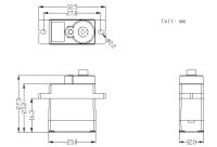 DFRobot 9g 300° Clutch Servo