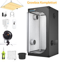 Intelligent Grow Box Set 60x60x140 cm 85W LED Grow Tent for Home Cultivation