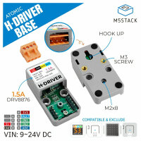 M5Stack ATOMIC H-Bridge Driver Base (DRV8876) for ATOM...