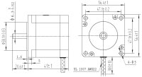 Pololu Stepper Motor NEMA 23 Unipolar/Bipolar 200...